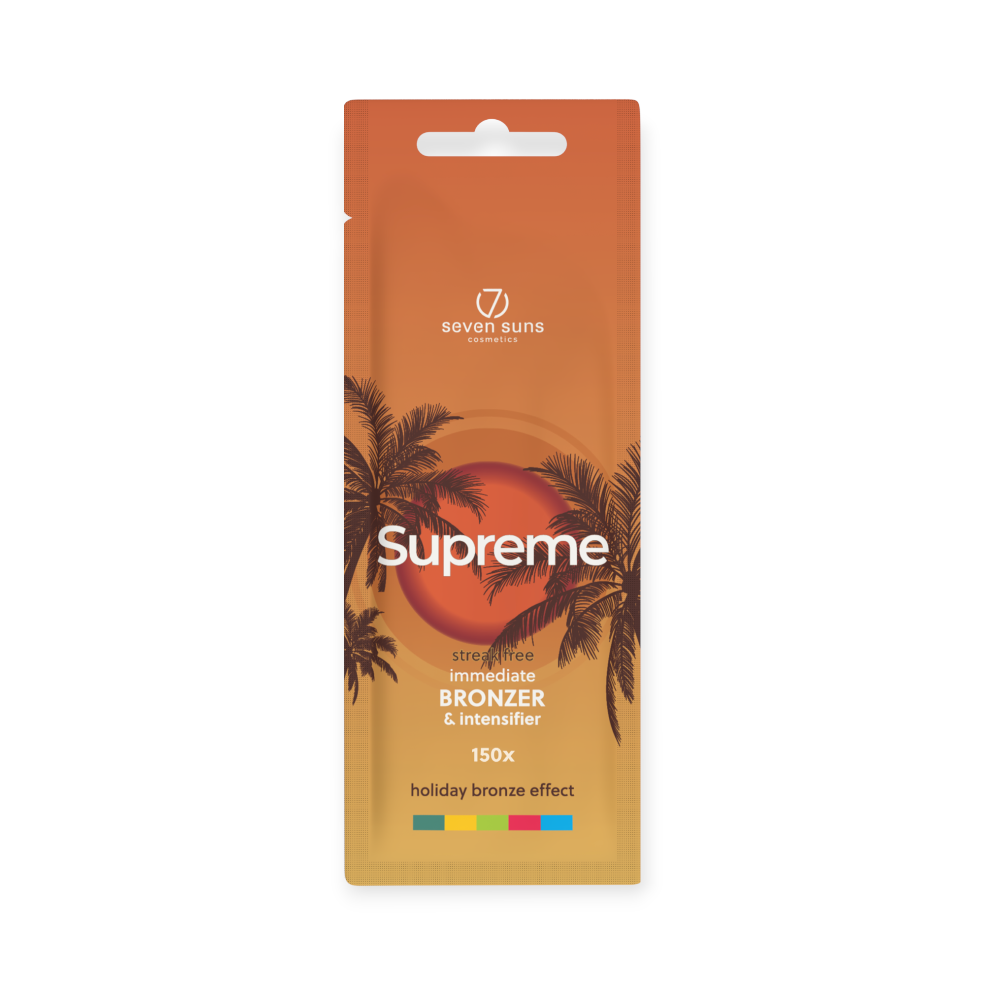 7Suns Coloured Supreme 100X Accelerator universal cu bronzant natural - Imagine 2