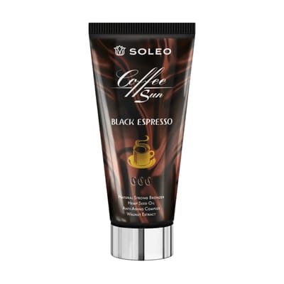 Soleo Black Expresso – Intensificator bronz cu ulei de cânepă