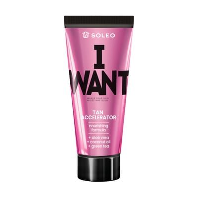 Soleo I WANT! – Accelerator bronz cu Aloe Vera și Uleiuri