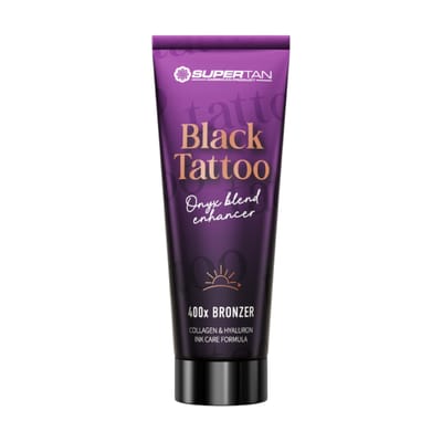 Supertan BLACK TATTOO – Accelerator bronz puternic pentru față & corp