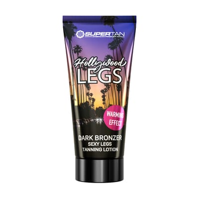 Supertan California HOLLYWOOD LEGS – Accelerator de bronzare cu bronzant puternic și efect termo