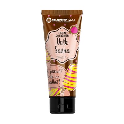 Supertan Sensation DARK SAUNA Bronzer cu efect de încălzire și DHA