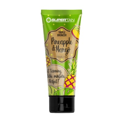 Supertan Sensation PINEAPPLE & MANGO Accelerator bronzant cu DHA și Beta-caroten