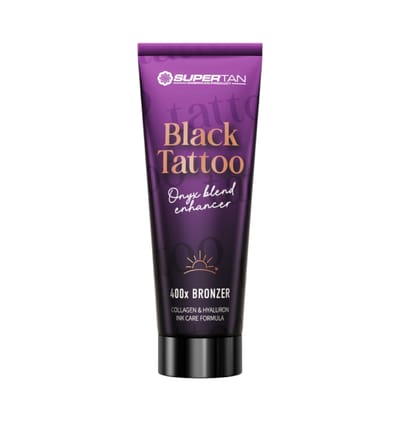 Supertan BLACK TATTOO – Accelerator bronz puternic pentru față & corp