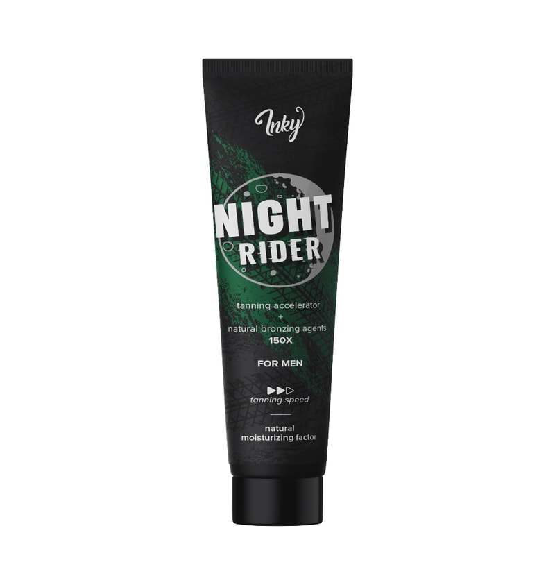 Inky Night Rider Accelerator bronzare bărbați 150X cu bronzant natural