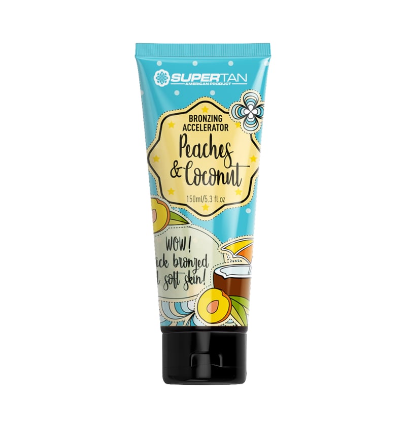Supertan Sensation PEACHES COCONUT & CREAM Accelerator de bronzare cu bronzant și DHA