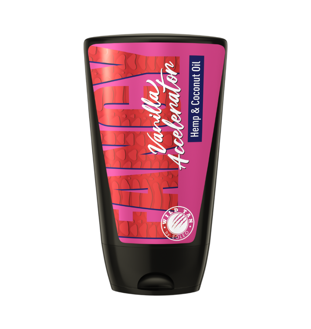 Soleo FANCY VANILLA ACCELERATOR – Accelerator de bronzare cu ulei de cânepă și cocos