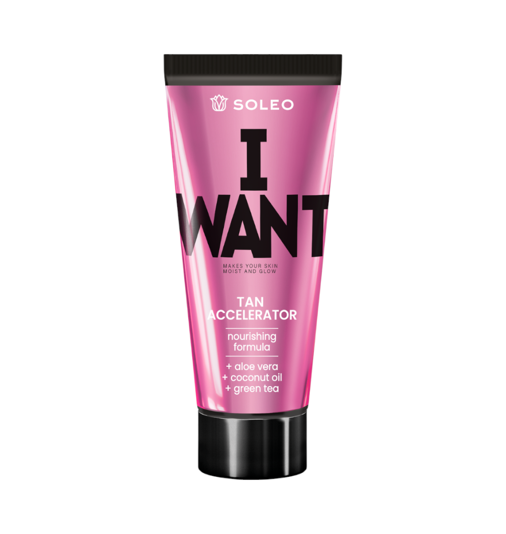 Soleo I WANT! – Accelerator bronz cu Aloe Vera și Uleiuri