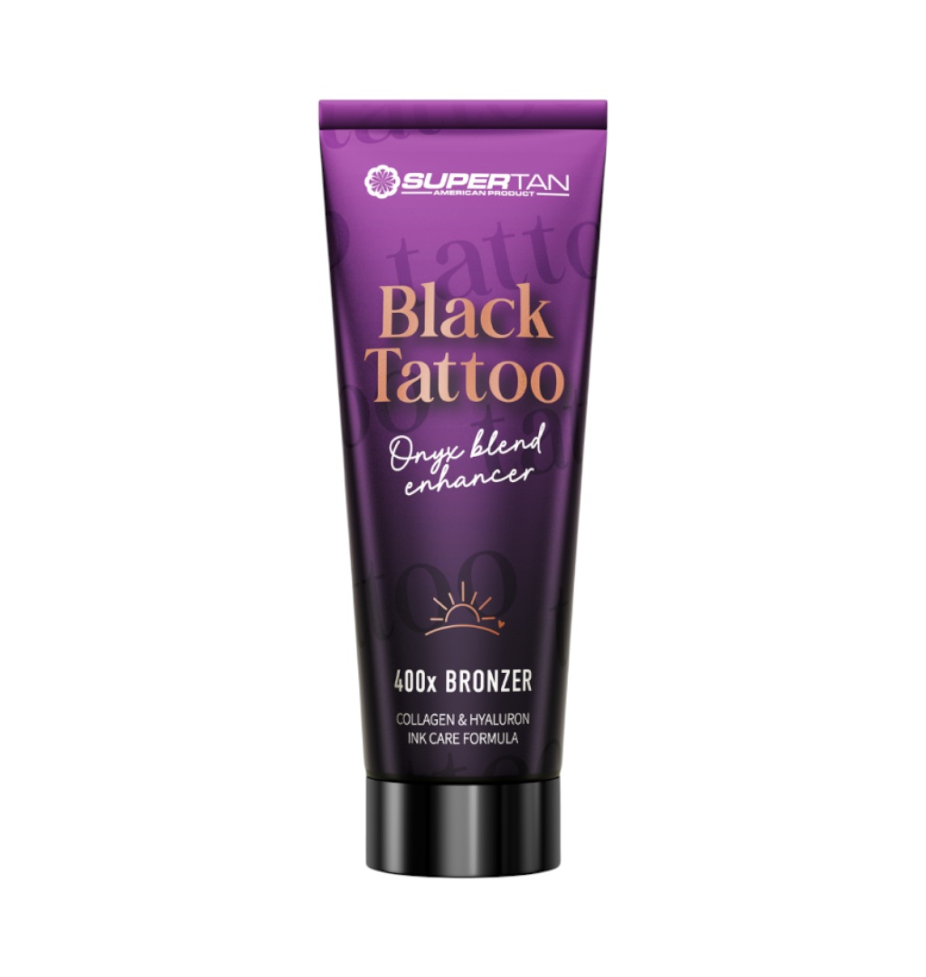 Supertan BLACK TATTOO – Accelerator bronz puternic pentru față & corp